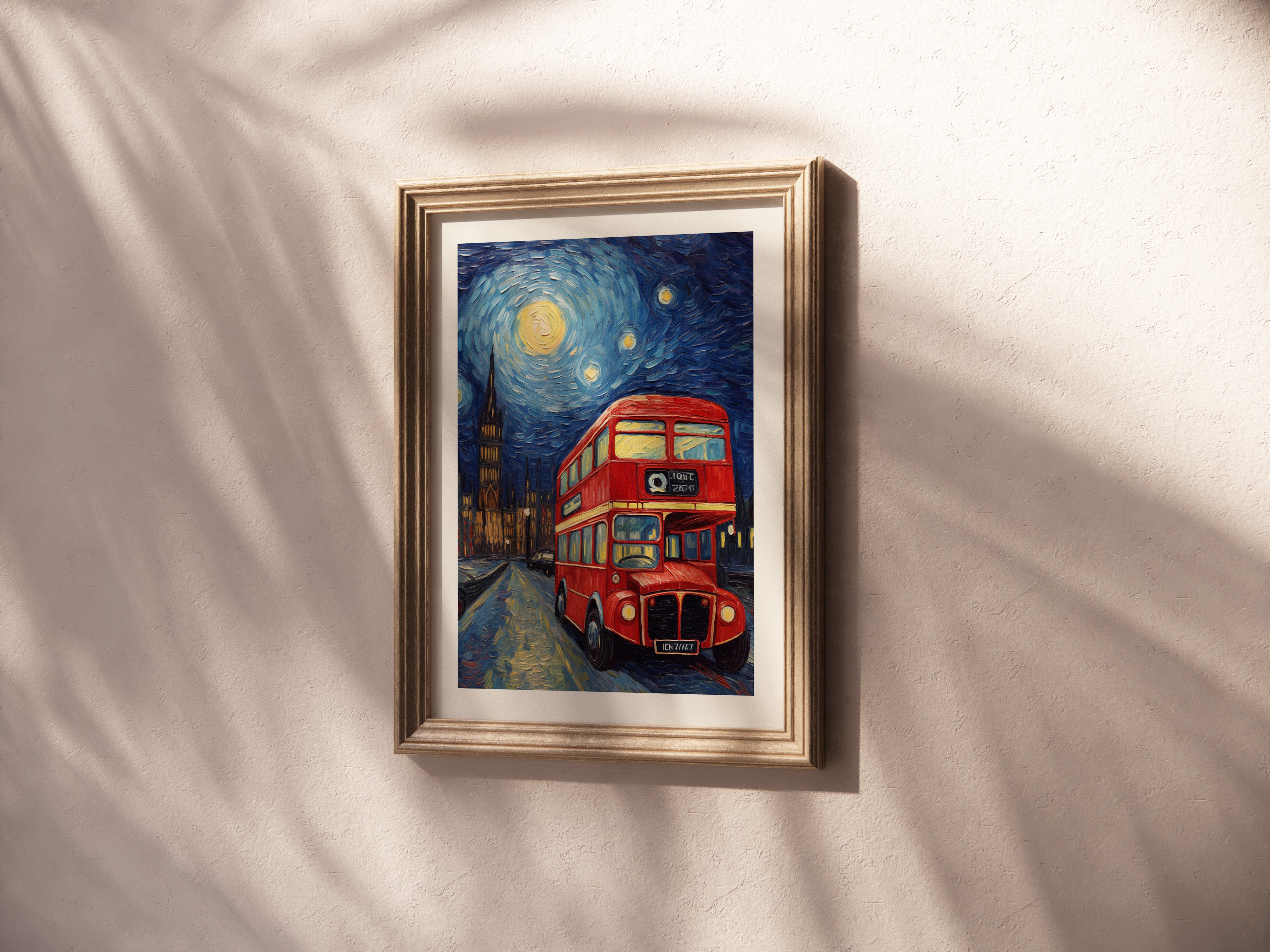 A Starry Night in England: Bus Blaze